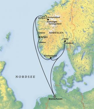 Reiseroute AMR033